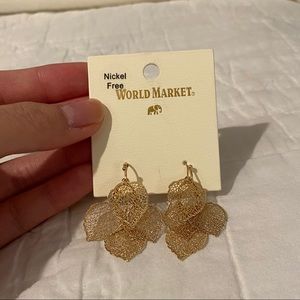 Gold Leaf Earrings